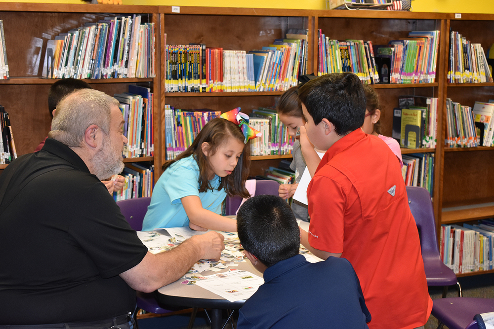 Elementary students start stamp club