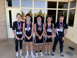 Indians and Maidens Junior High Cross Country Teams Compete at District Cross Country Meet